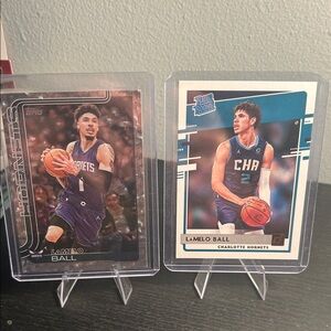 Lamelo Ball NBA Charlotte Hornets Rated rookie and Topps foil
